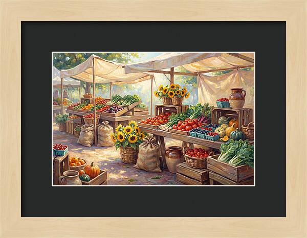 Farmers Market Scene