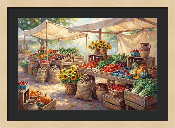 Farmers Market Scene