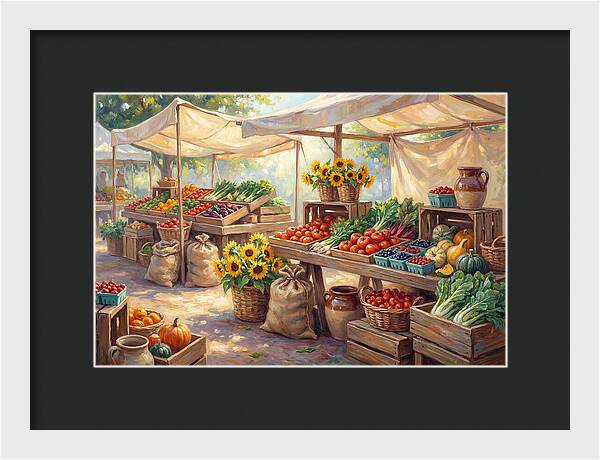 Farmers Market Scene