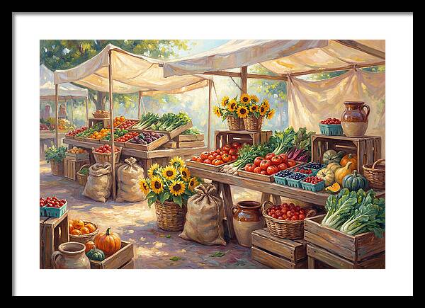 Farmers Market Scene