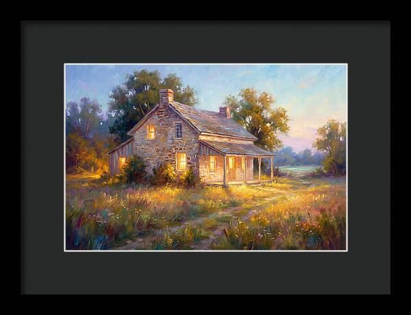 Farmhouse At Dusk
