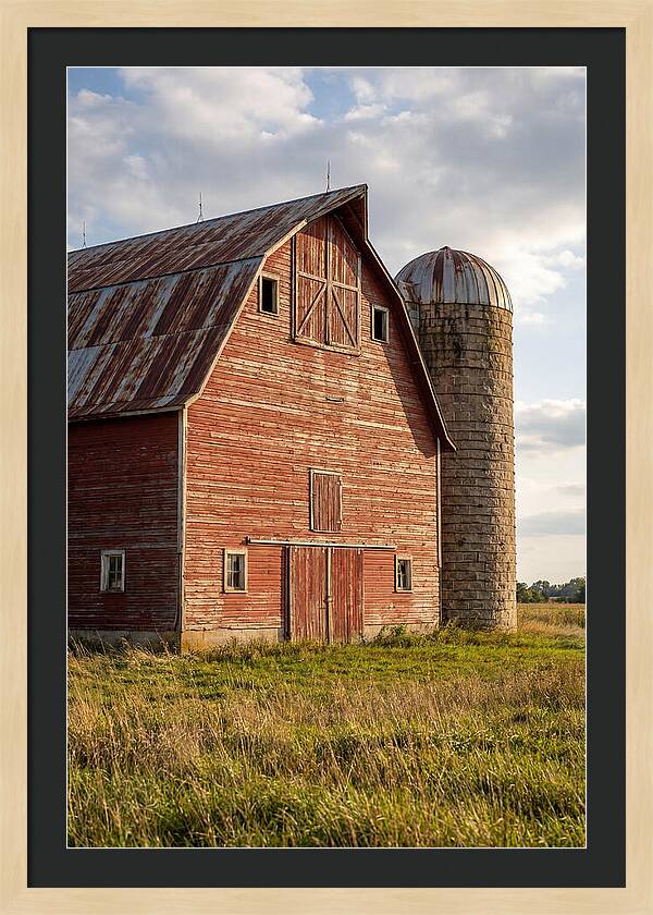 Farmhouse Charm In Rustic Landscape