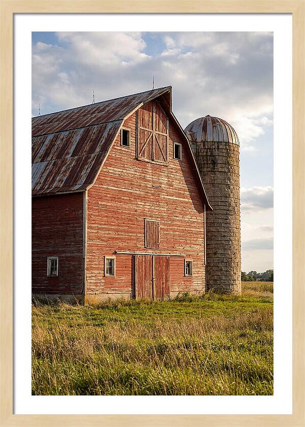 Farmhouse Charm In Rustic Landscape
