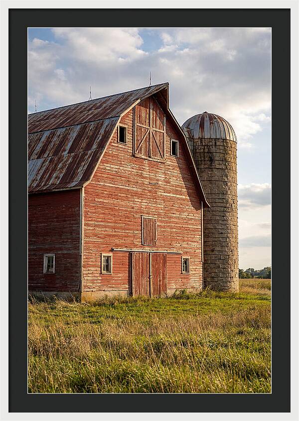 Farmhouse Charm In Rustic Landscape