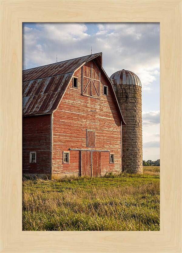 Farmhouse Charm In Rustic Landscape