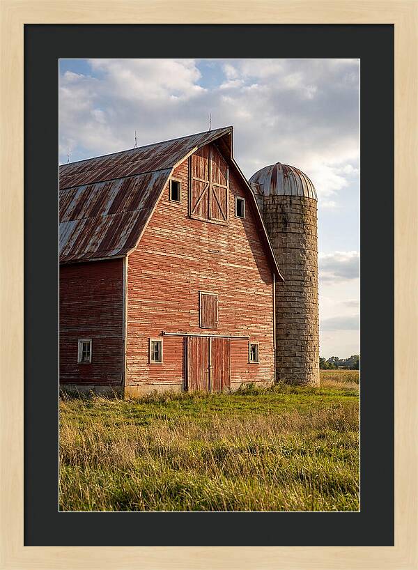 Farmhouse Charm In Rustic Landscape