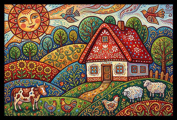 Farmhouse Folk Scene