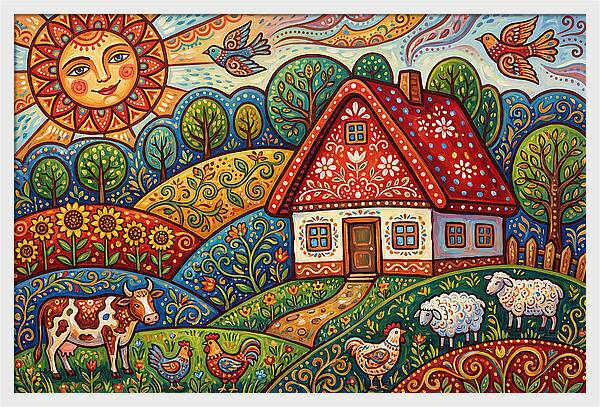 Farmhouse Folk Scene