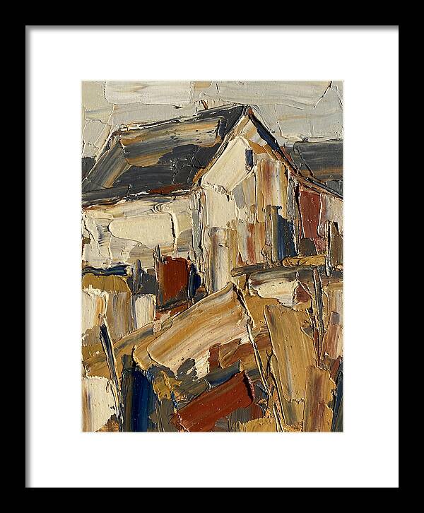 Farmhouse In Palette Knife Style