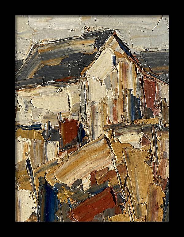 Farmhouse In Palette Knife Style