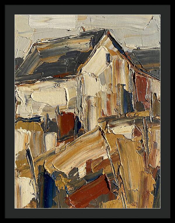 Farmhouse In Palette Knife Style