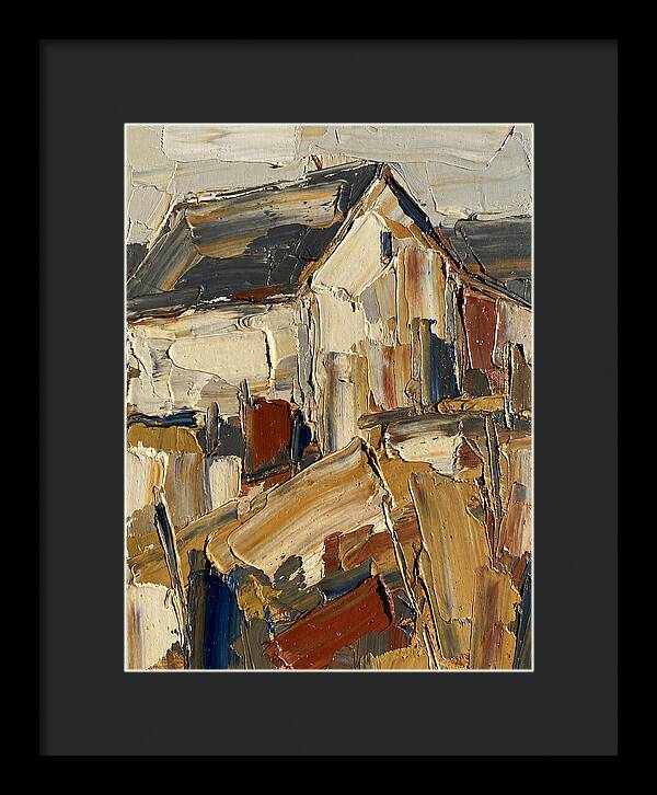 Farmhouse In Palette Knife Style