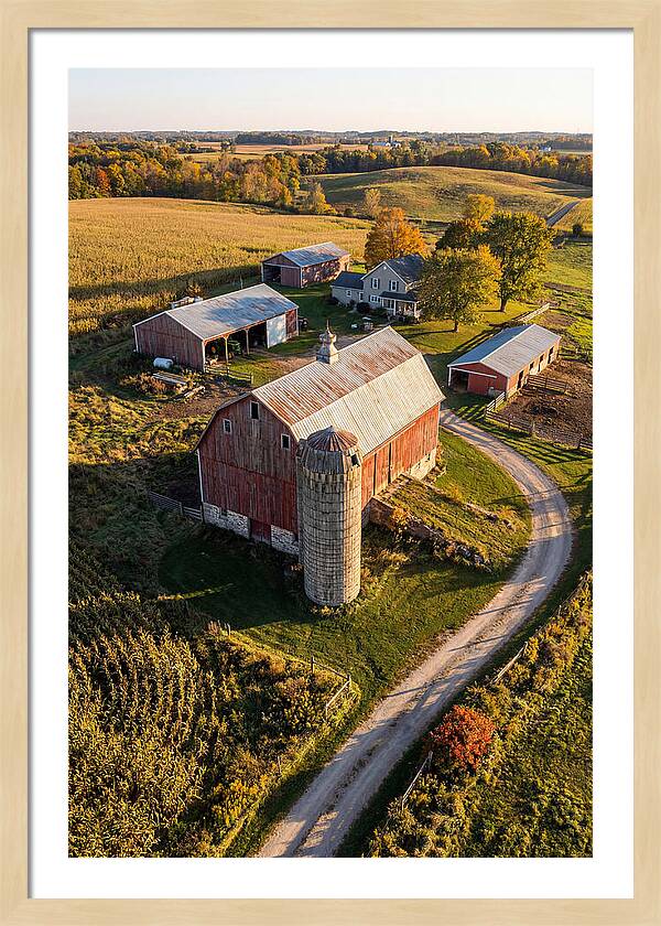 Farmhouse Serenity In Autumn