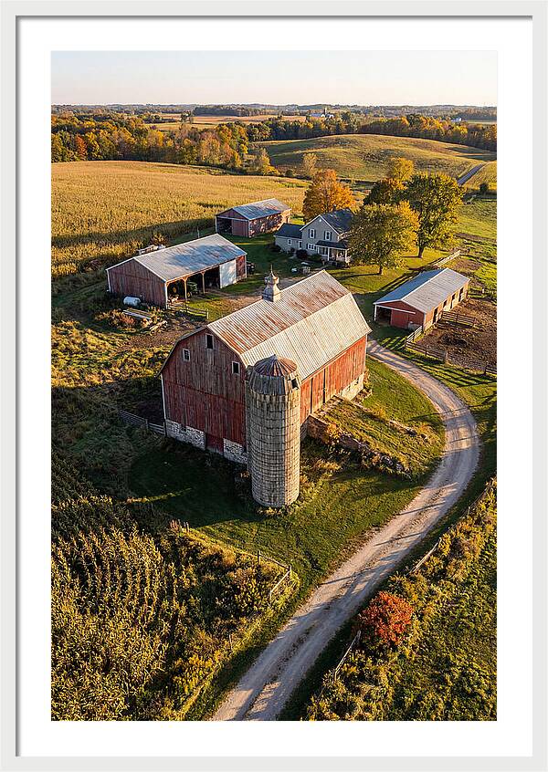 Farmhouse Serenity In Autumn