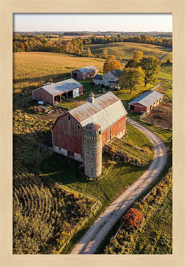 Farmhouse Serenity In Autumn