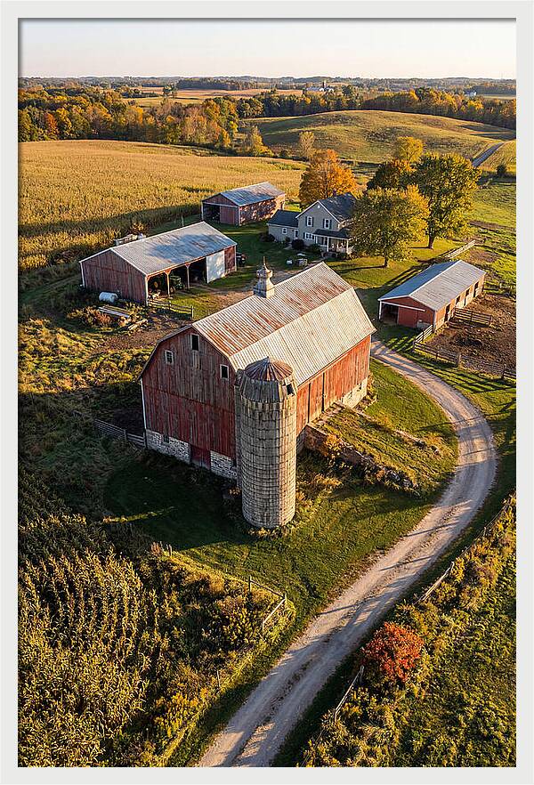 Farmhouse Serenity In Autumn