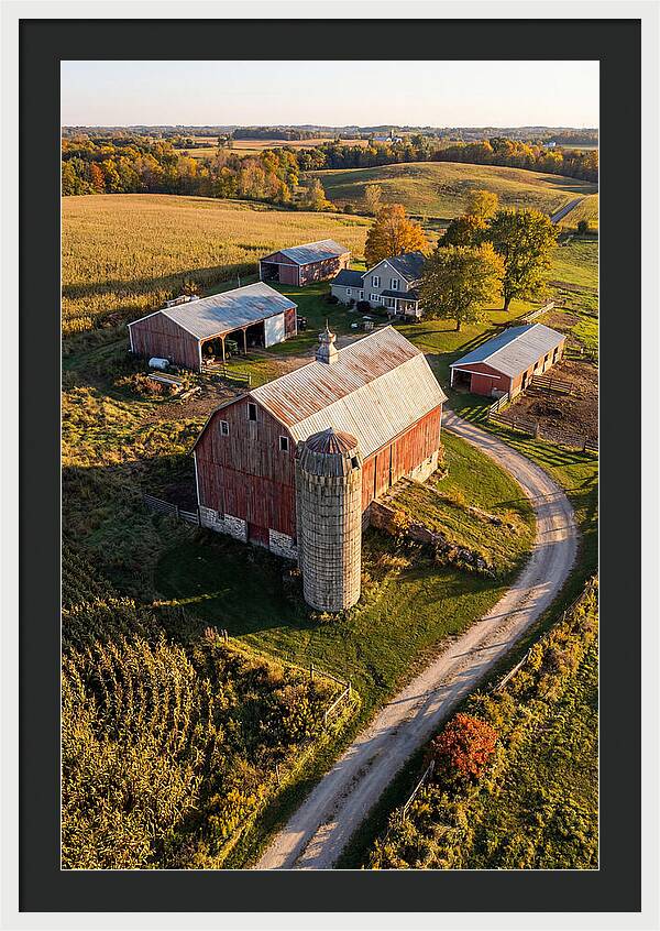 Farmhouse Serenity In Autumn
