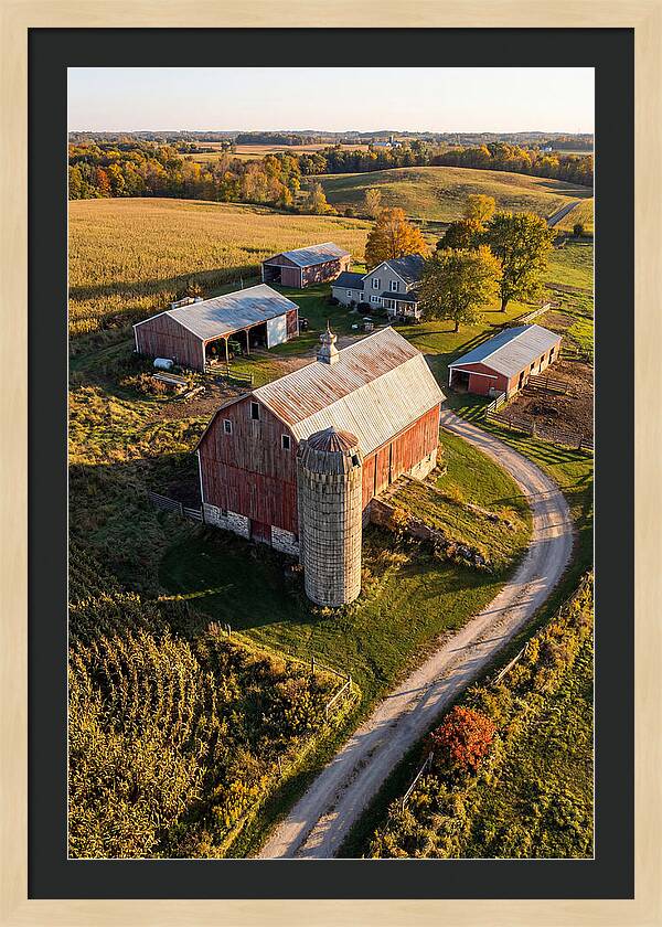 Farmhouse Serenity In Autumn