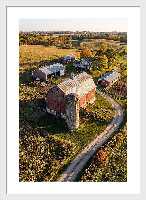 Farmhouse Serenity In Autumn