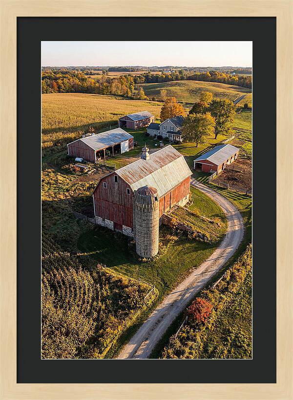 Farmhouse Serenity In Autumn