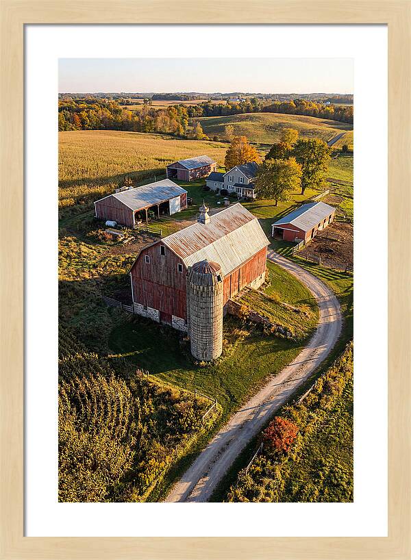 Farmhouse Serenity In Autumn