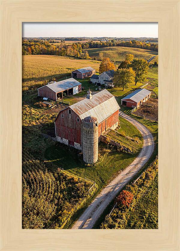 Farmhouse Serenity In Autumn