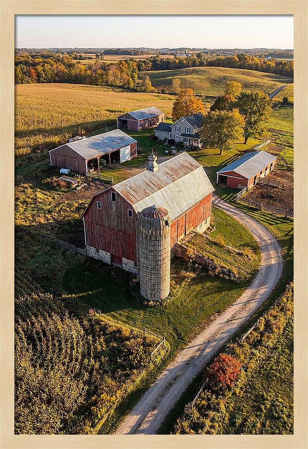Farmhouse Serenity In Autumn