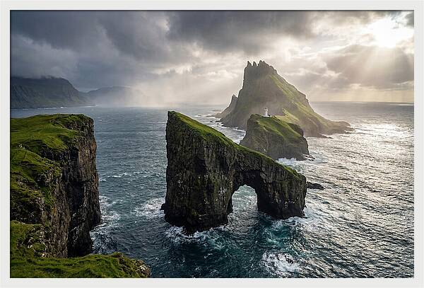 Faroe Islands Sea Stacks At Drangarnir