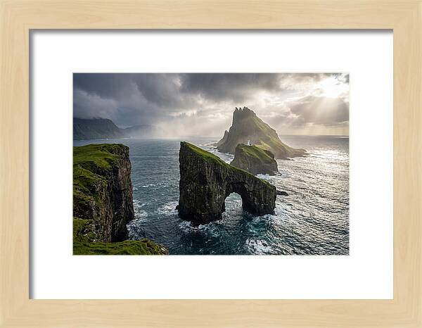 Faroe Islands Sea Stacks At Drangarnir