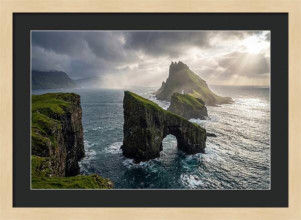 Faroe Islands Sea Stacks At Drangarnir