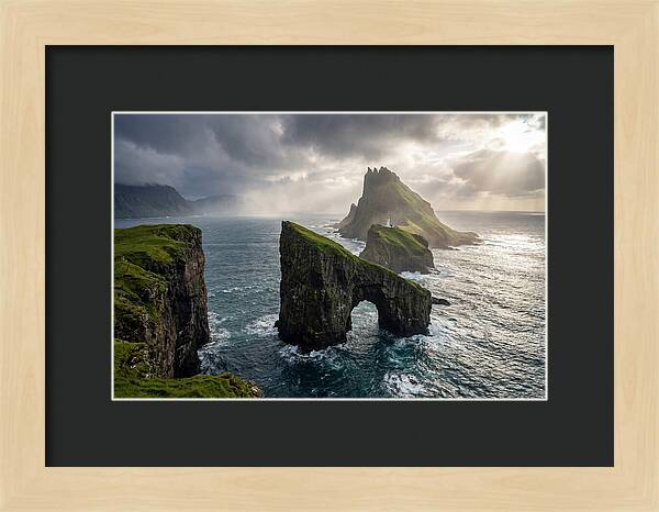 Faroe Islands Sea Stacks At Drangarnir