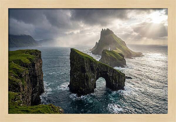 Faroe Islands Sea Stacks At Drangarnir