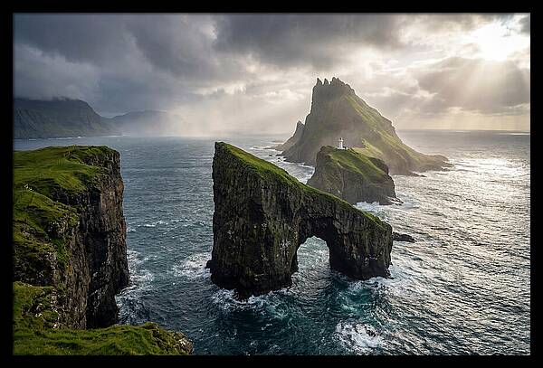 Faroe Islands Sea Stacks At Drangarnir