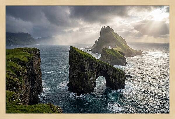 Faroe Islands Sea Stacks At Drangarnir