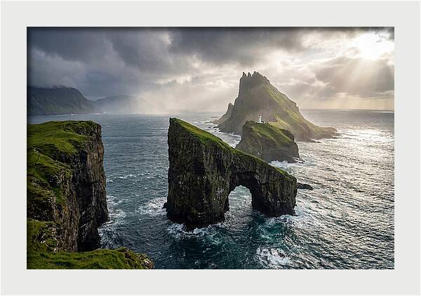 Faroe Islands Sea Stacks At Drangarnir