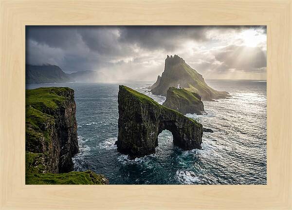 Faroe Islands Sea Stacks At Drangarnir