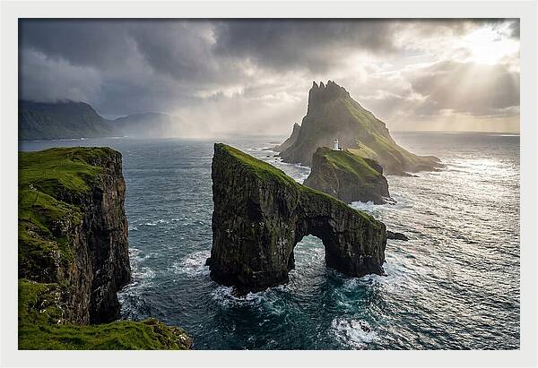 Faroe Islands Sea Stacks At Drangarnir