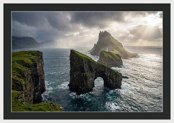 Faroe Islands Sea Stacks At Drangarnir