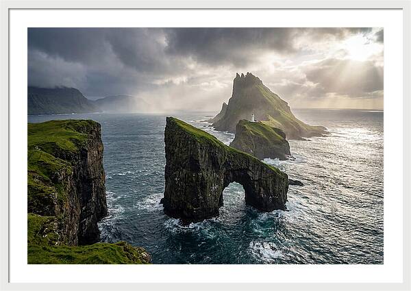 Faroe Islands Sea Stacks At Drangarnir