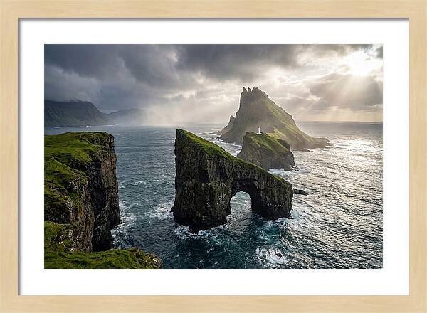 Faroe Islands Sea Stacks At Drangarnir