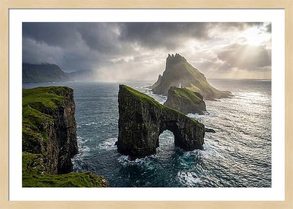 Faroe Islands Sea Stacks At Drangarnir