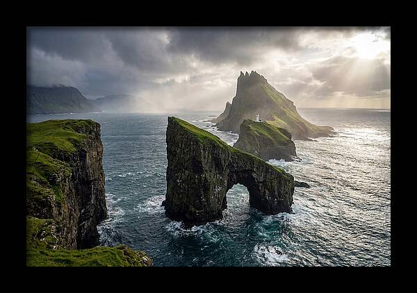 Faroe Islands Sea Stacks At Drangarnir