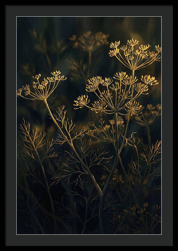 Feathery Dill In Golden Light