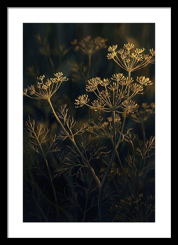 Feathery Dill In Golden Light