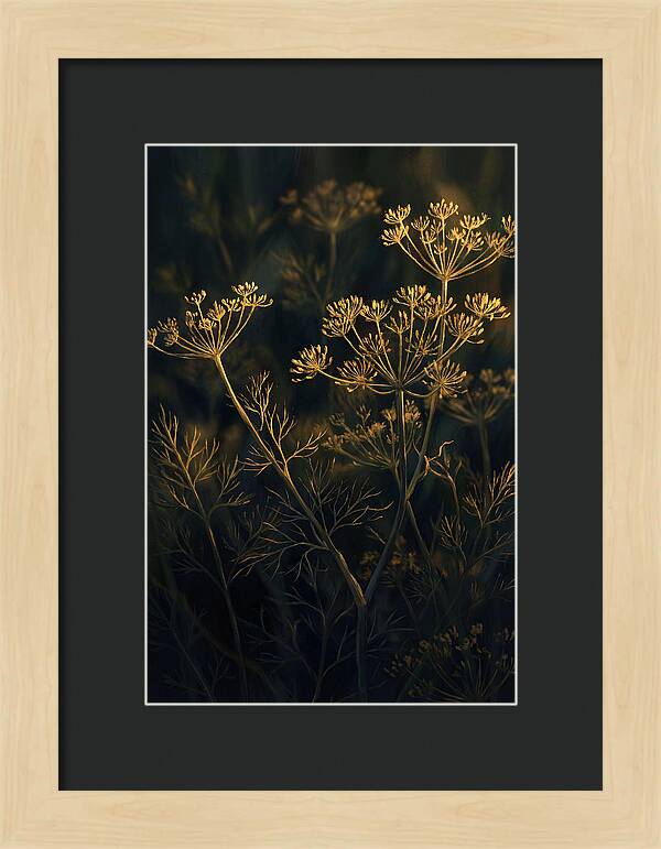 Feathery Dill In Golden Light