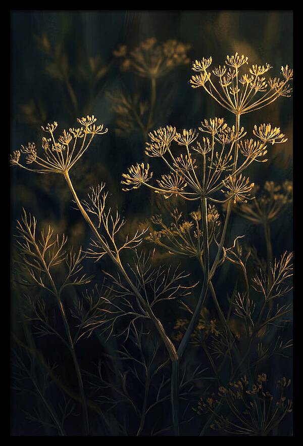 Feathery Dill In Golden Light