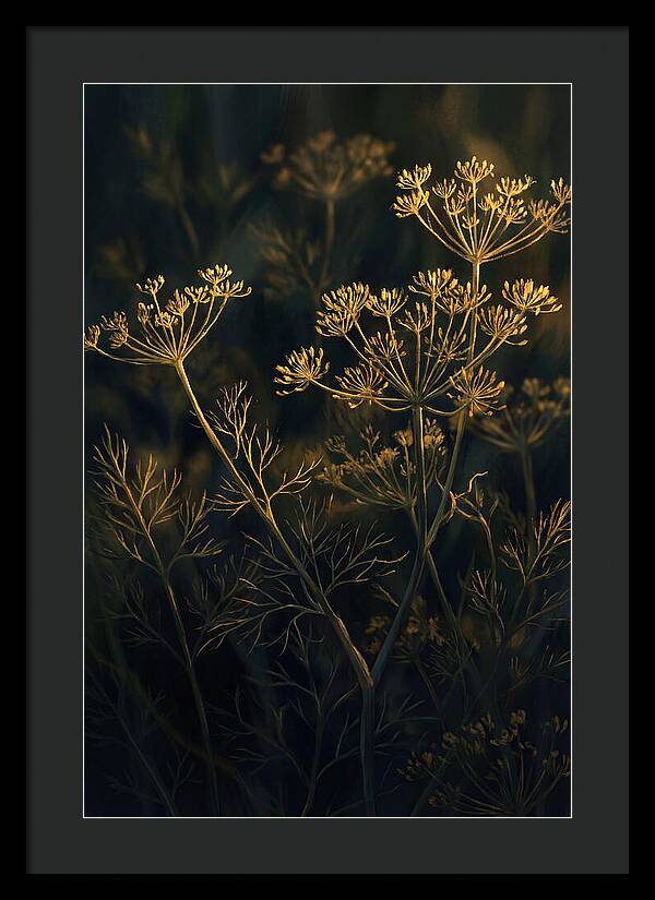 Feathery Dill In Golden Light