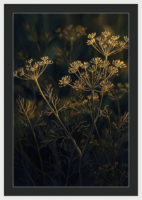 Feathery Dill In Golden Light