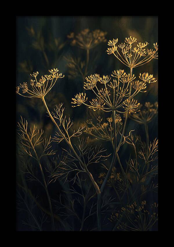 Feathery Dill In Golden Light