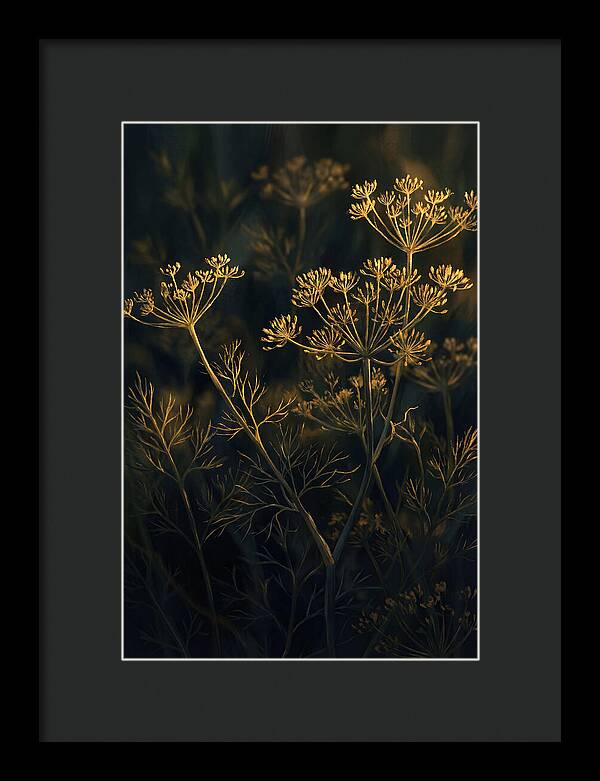 Feathery Dill In Golden Light